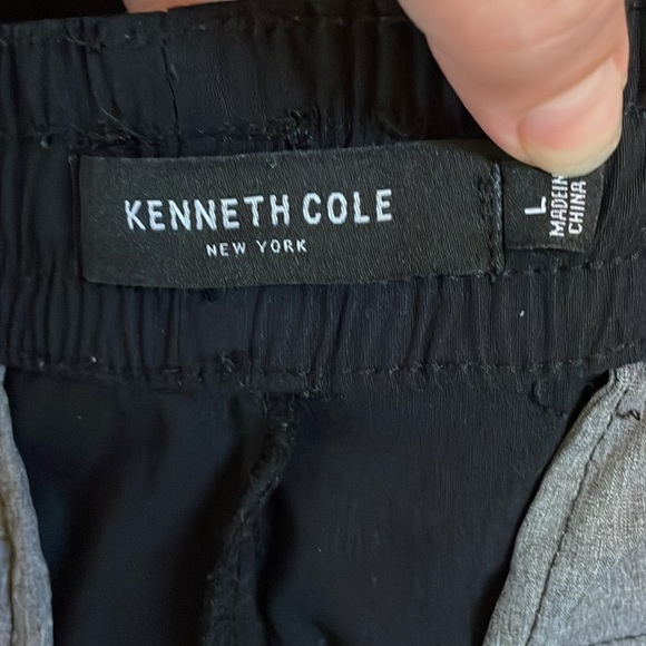 Kenneth Cole women’s large pants Black Cargo stretch jogger pull on Athleisure - Picture 9 of 11